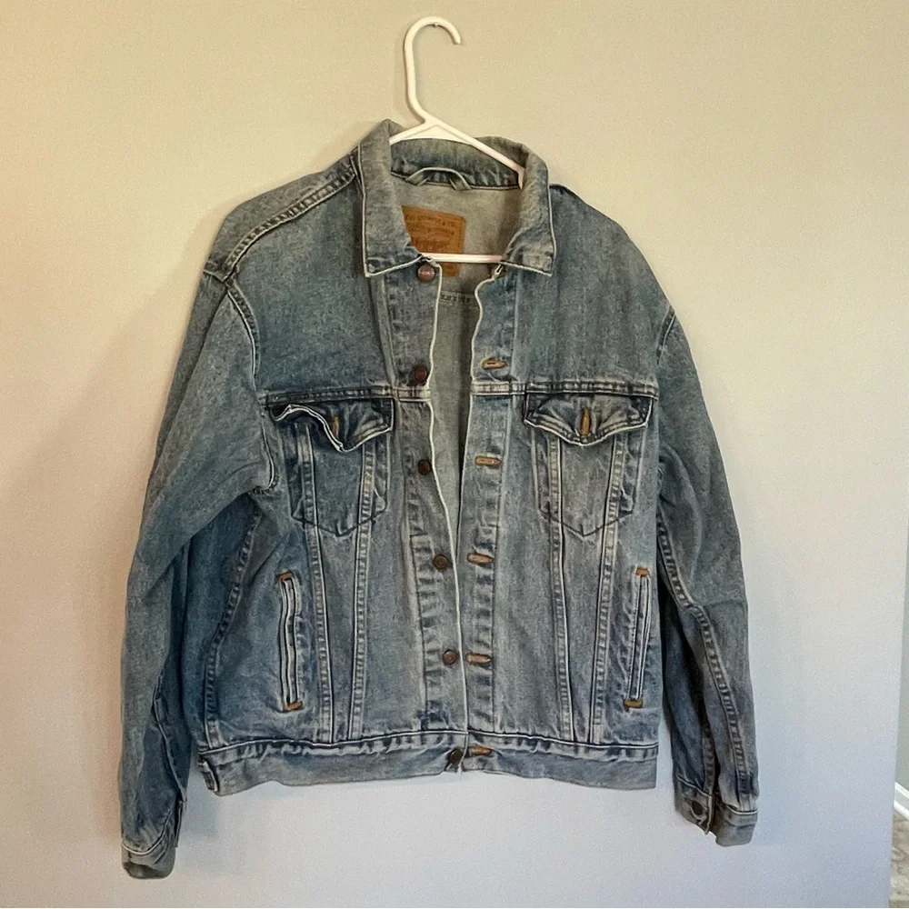 Levi’s Denim Trucker Jacket 80s/90s vintage size medium Men’s - Picture 6 of 13